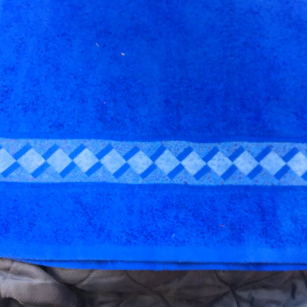 Hand Towel with Machine Quilted Design
